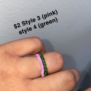 Tiny stackable rings